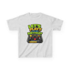 Kids Gaming T-Shirt — 'Let's Play! It's My Birthday' Video Game Controller Graphic Tee