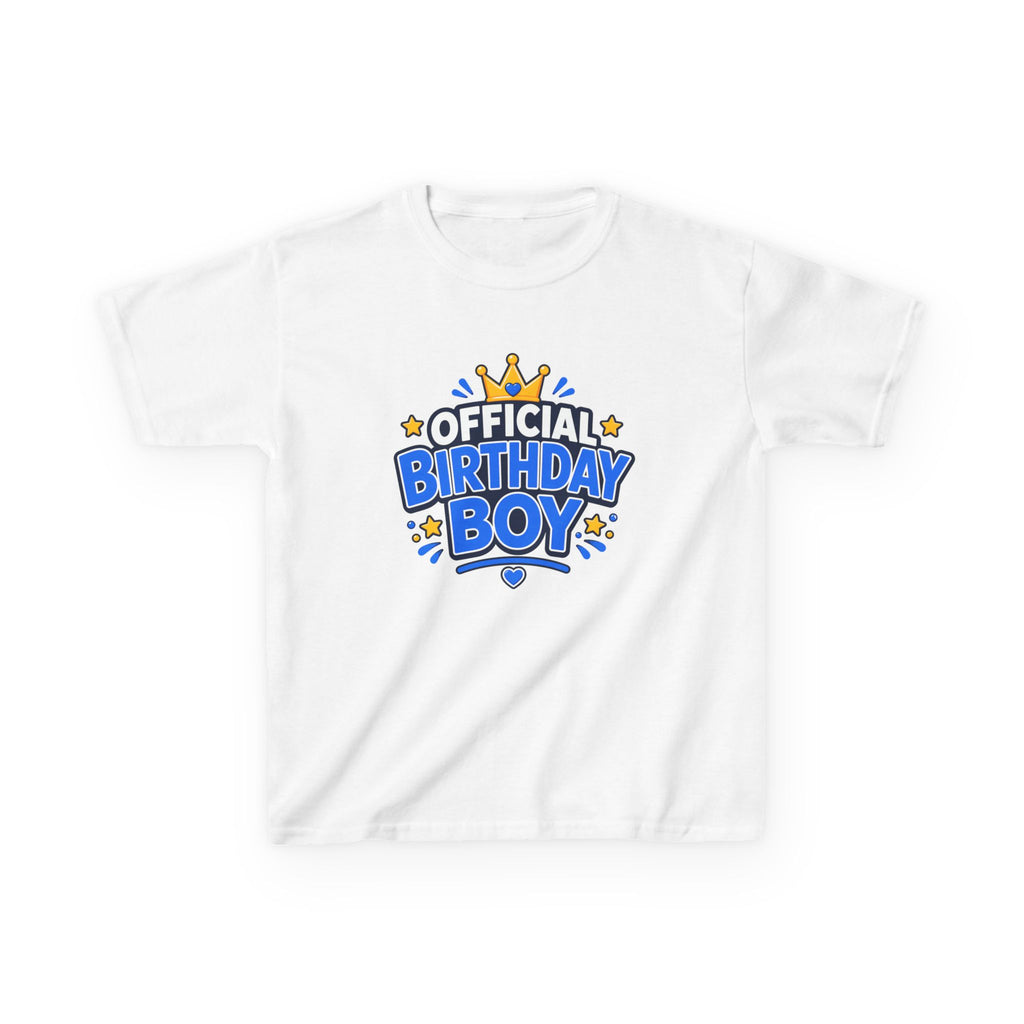 Kids Birthday T-Shirt – Official Birthday Boy Graphic Tee