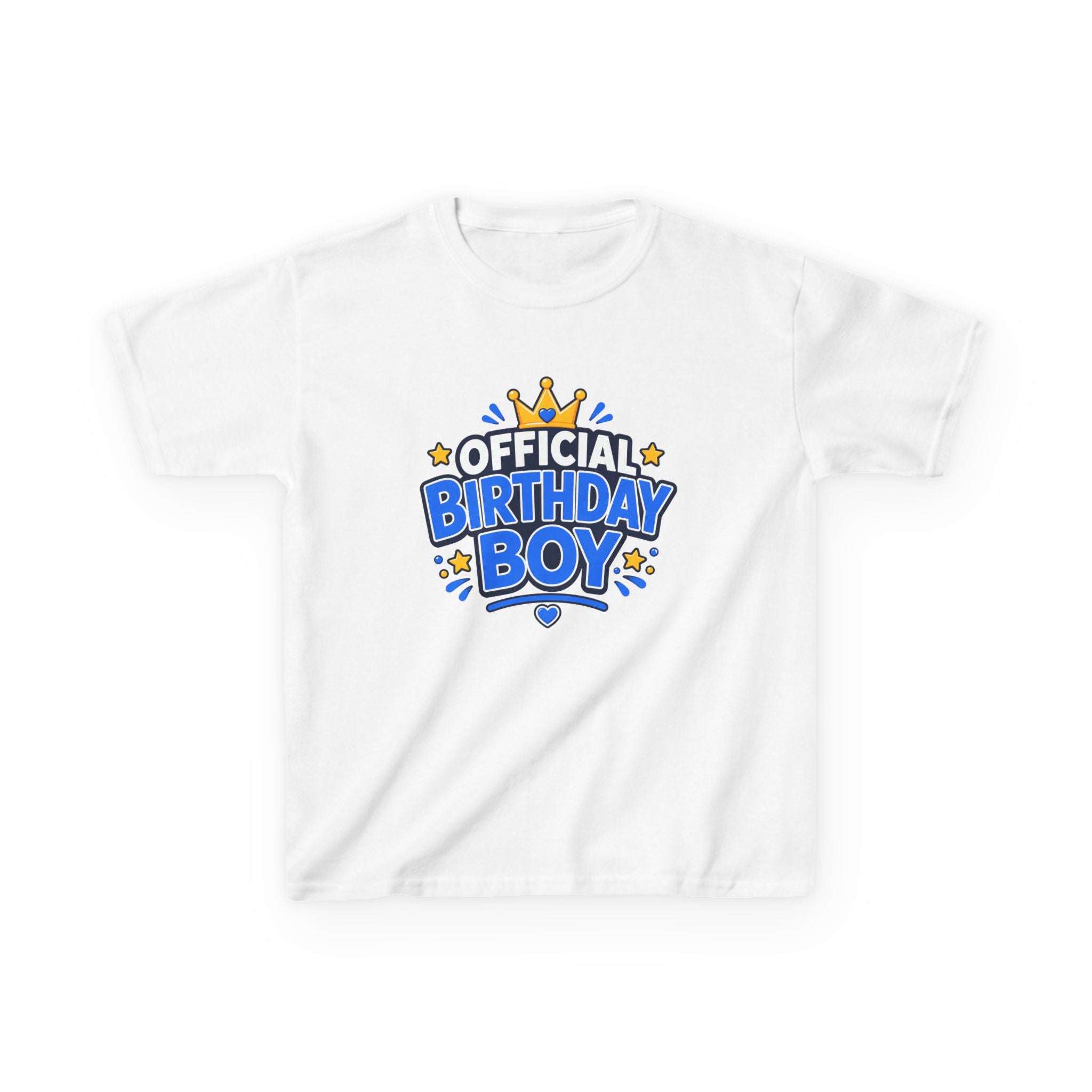 Kids Birthday T-Shirt – Official Birthday Boy Graphic Tee