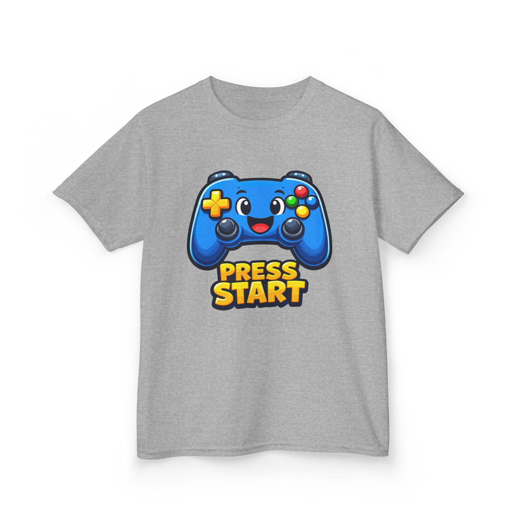 Kids Game Controller T-Shirt — 'Press Start' Gaming Graphic Tee