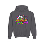 Kidxtr™ Kids Halloween Hoodie — 'Candy Crew' Halloween Graphic Hoodie