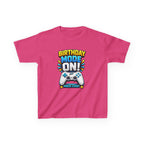 Kids Birthday T-Shirt — 'Birthday Mode On' Gamer Controller Graphic Tee