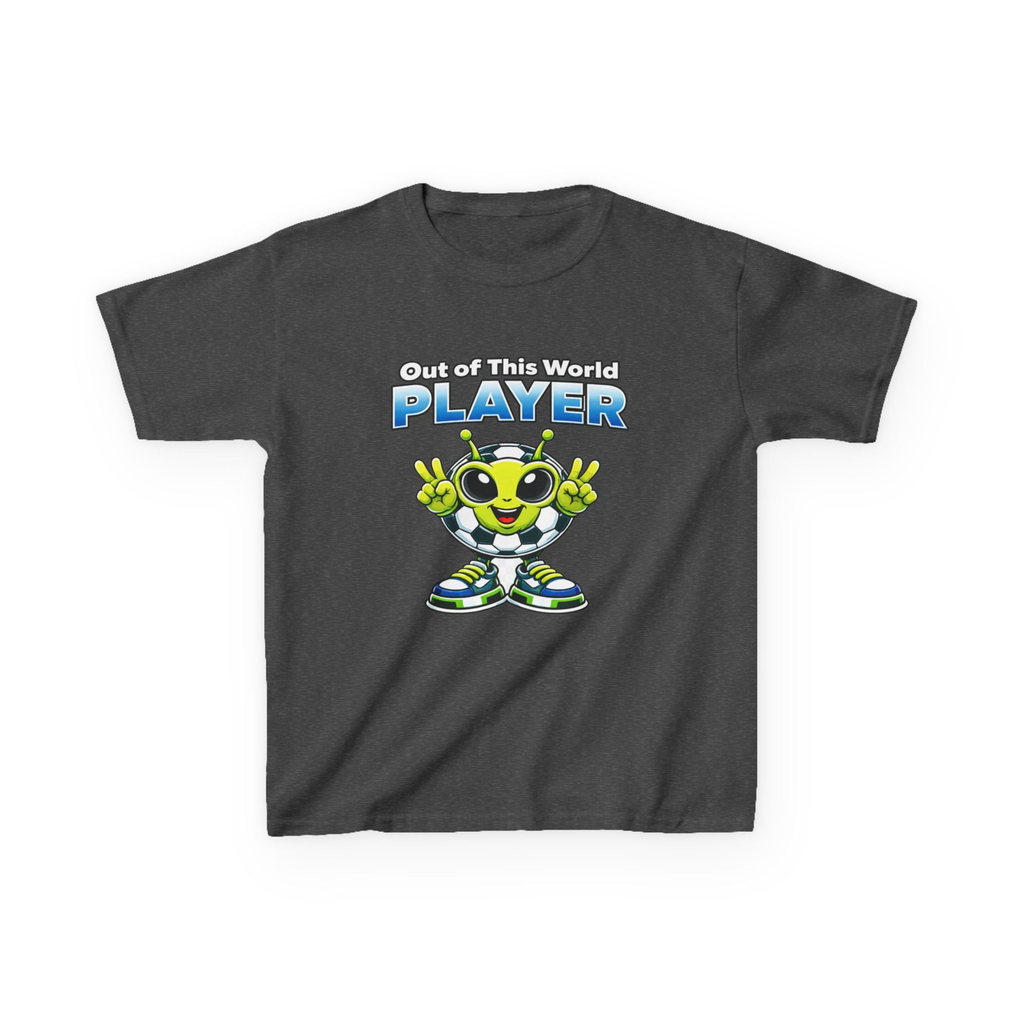 Kids Alien Soccer T-Shirt – Out of This World Graphic Tee