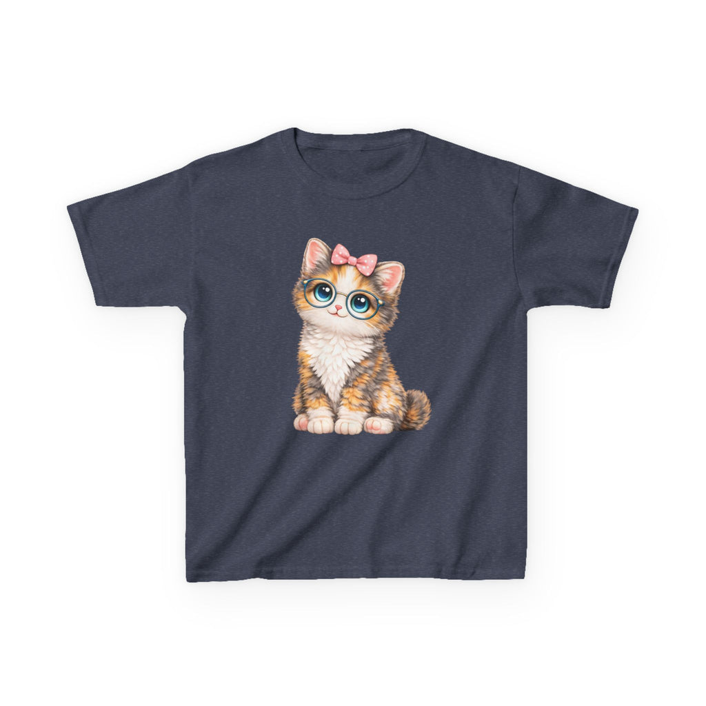 Kids Cat T-Shirt – Big-Eyed Kitten Graphic Tee