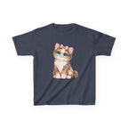 Kids Cat T-Shirt – Big-Eyed Kitten Graphic Tee