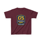 Kids Grade 5 T-Shirt — 'G5 Squad' First Day Ready Back-to-School Graphic Tee