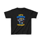 Kids Birthday T-Shirt — 'Let's Celebrate, It's My Birthday!' Fun Party  Boombox Graphic Tee