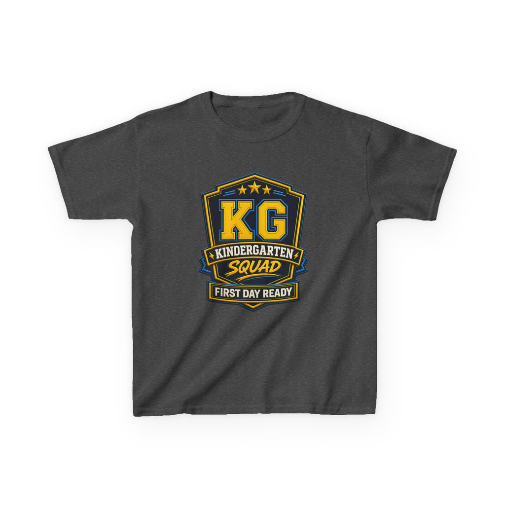 Kids Kindergarten T-Shirt — 'KG First Day Ready' Back-to-School Graphic Tee