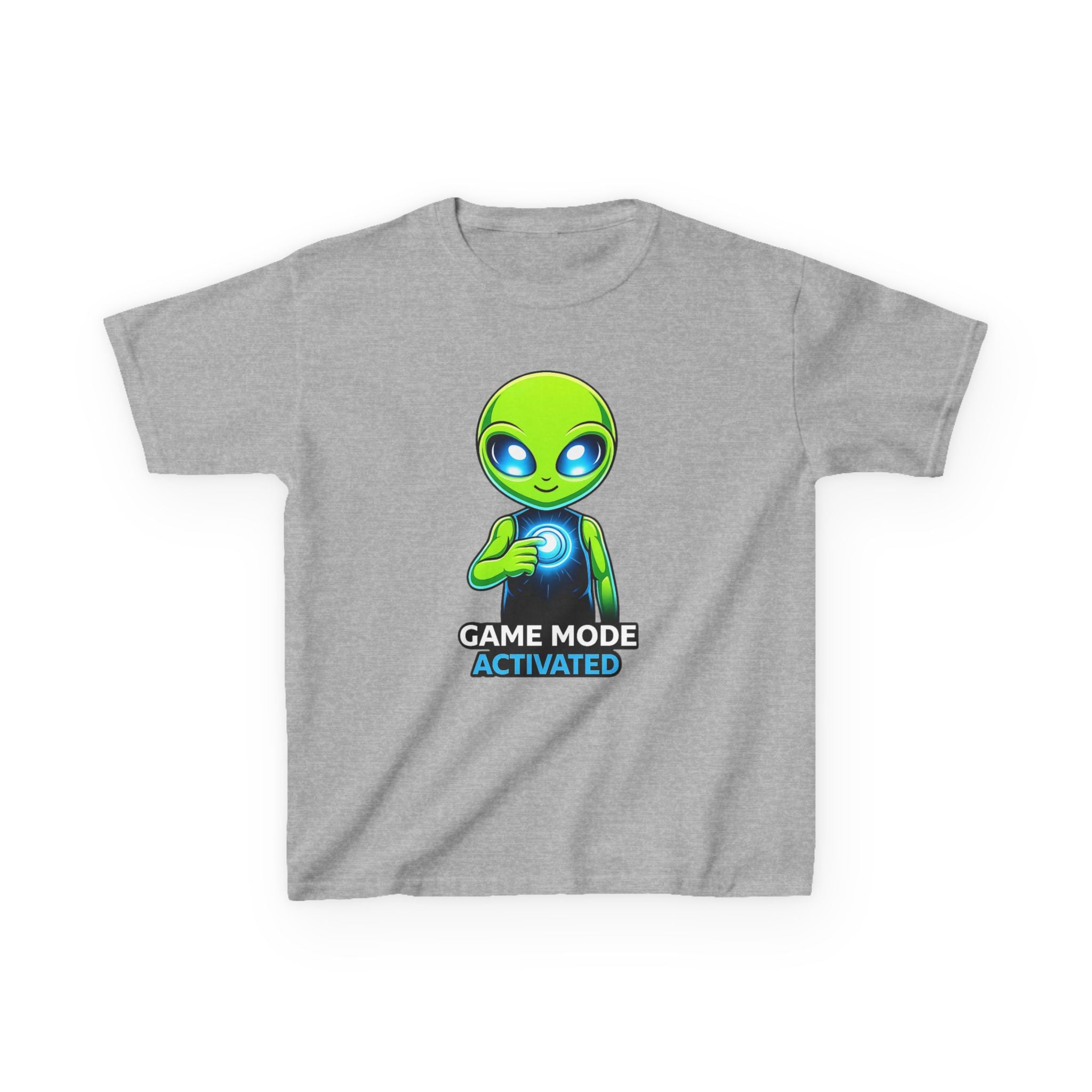 Kids Alien T-Shirt — 'Game Mode Activated' Gamer Graphic Tee