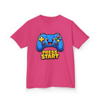 Kids Game Controller T-Shirt — 'Press Start' Gaming Graphic Tee