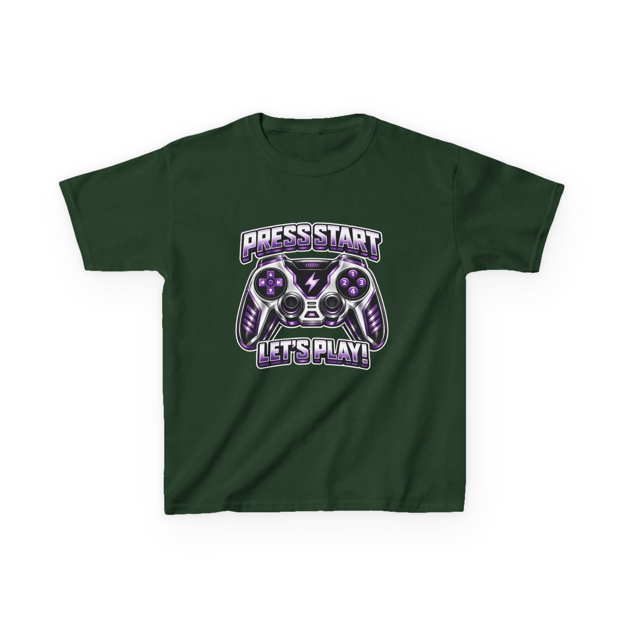 Kids Gaming T-Shirt — 'Press Start: Let’s Play!' Gaming Graphic Tee