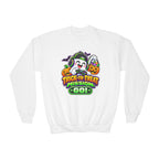Kidxtr™ Kids Halloween Sweatshirt — 'Trick or Treat Mission' Halloween Graphic Crewneck