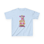 Kids Cheer T-Shirt — 'Cheer Besties' Cute Cheerleader Puppy Graphic Tee