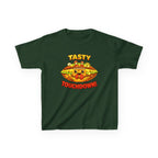 Kidxtr™ Kids Football T-Shirt — 'Football & Pizza' Cartoon Food Sports Graphic Tee