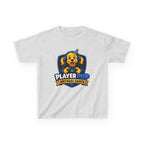 Kids T‑Shirt — "Player Pup" Birthday Gamer Graphic Tee