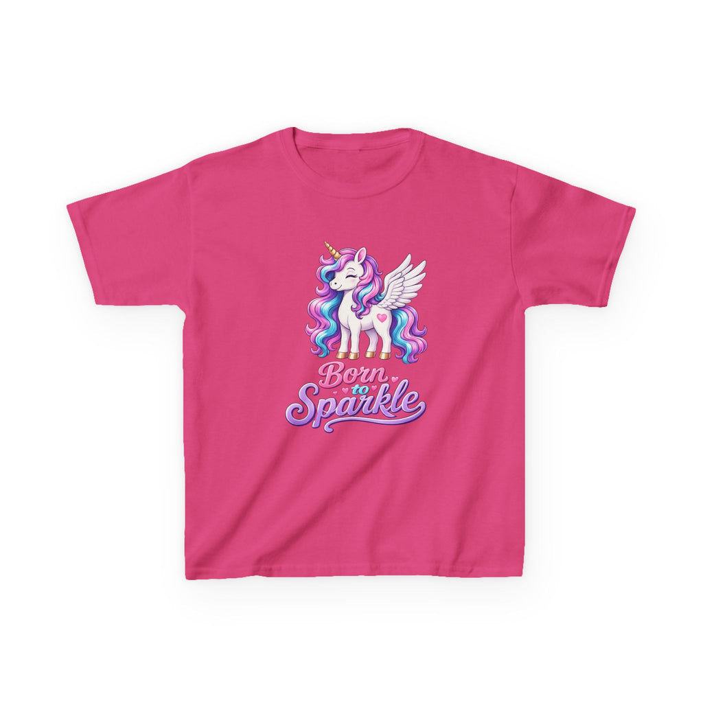 Kids Unicorn T-Shirt – Born to Sparkle Graphic Tee