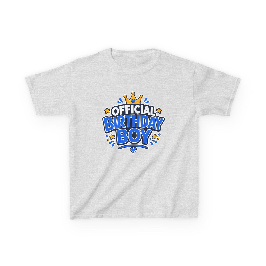 Kids Birthday T-Shirt – Official Birthday Boy Graphic Tee