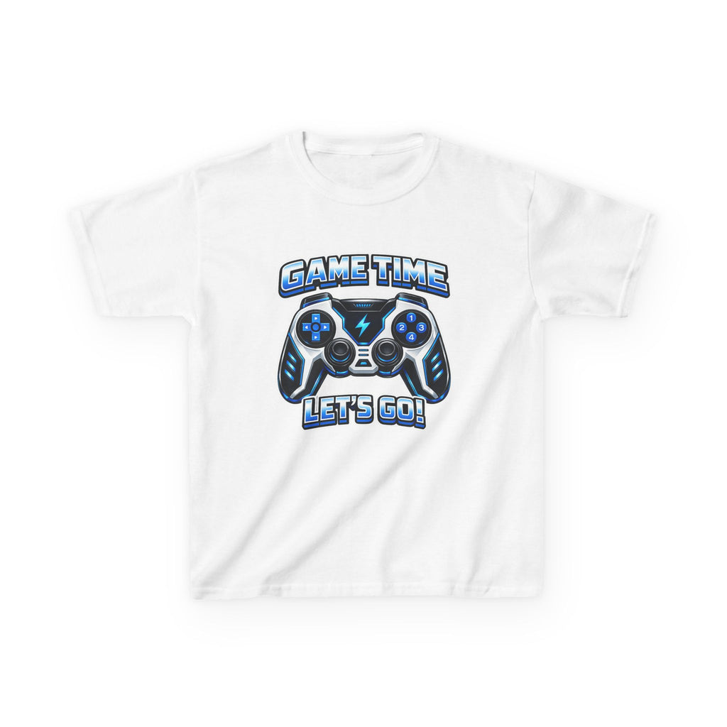 Kids Game Time T-Shirt — 'Let's Go!' Video Game Controller Graphic Tee