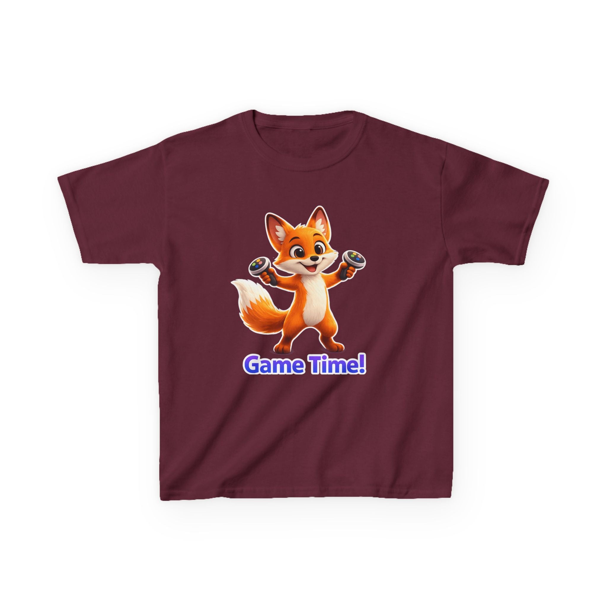 Kids Gamer T-Shirt – Fox Game Time Graphic Tee