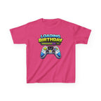 Kids Loading Birthday T-Shirt — 'Loading Birthday' Video Game Controller Graphic Tee