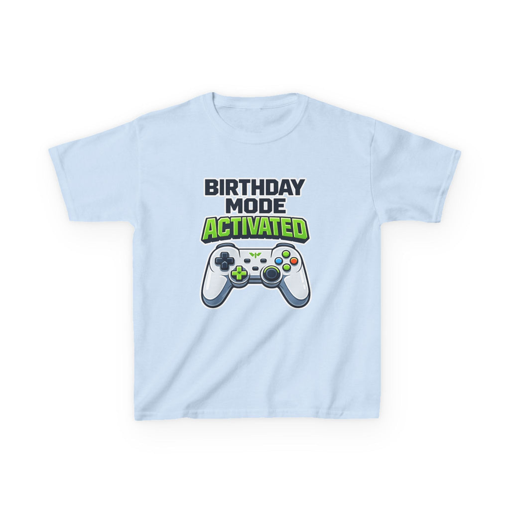 Kids Birthday Gamer T-Shirt – Birthday Mode Graphic Tee