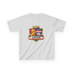 Kids Soccer T-Shirt — 'Junior Soccer Club' Crest Graphic Tee