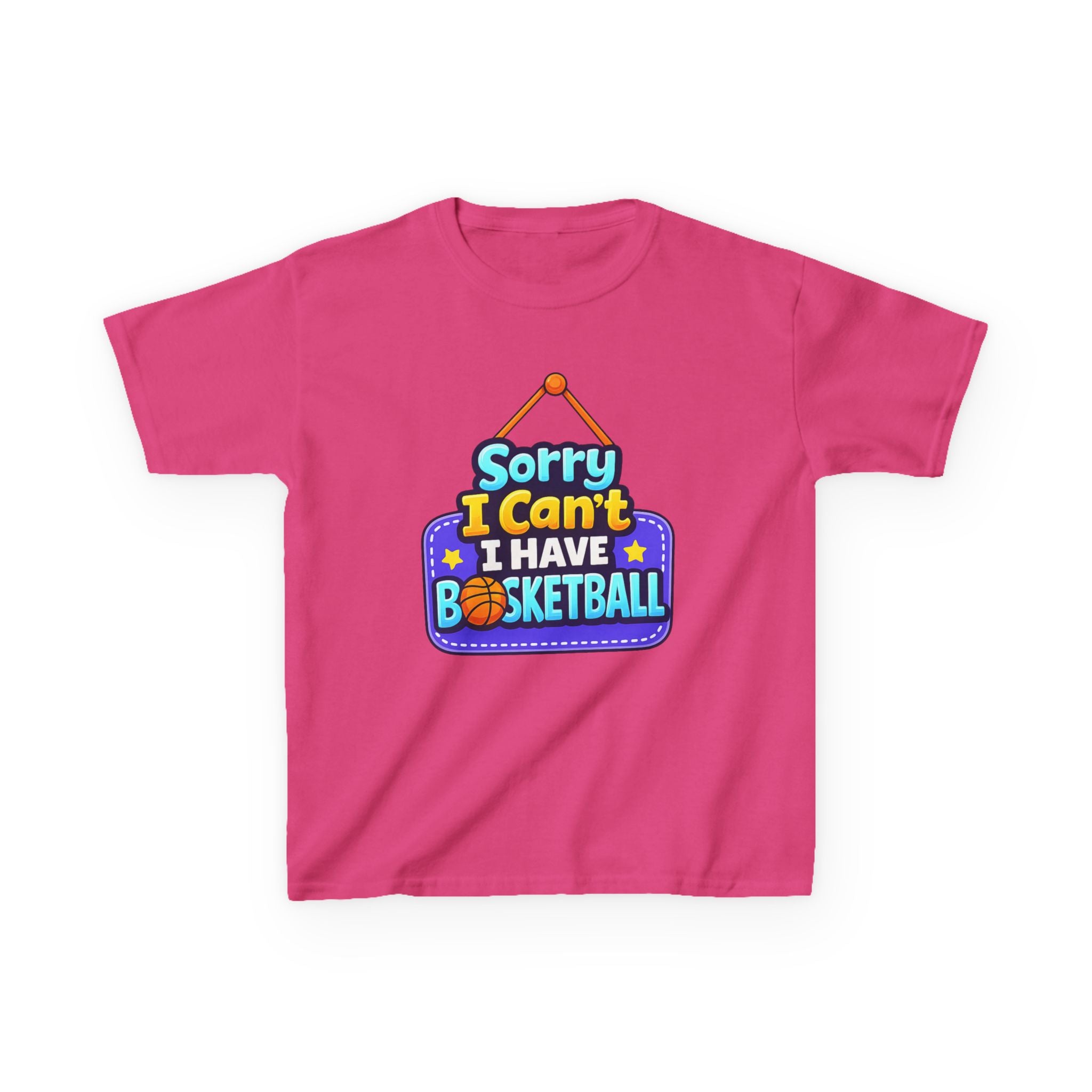 Sorry I Can't I Have Basketball - Kids T Shirt
