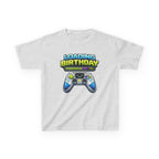 Kids Loading Birthday T-Shirt — 'Loading Birthday' Video Game Controller Graphic Tee