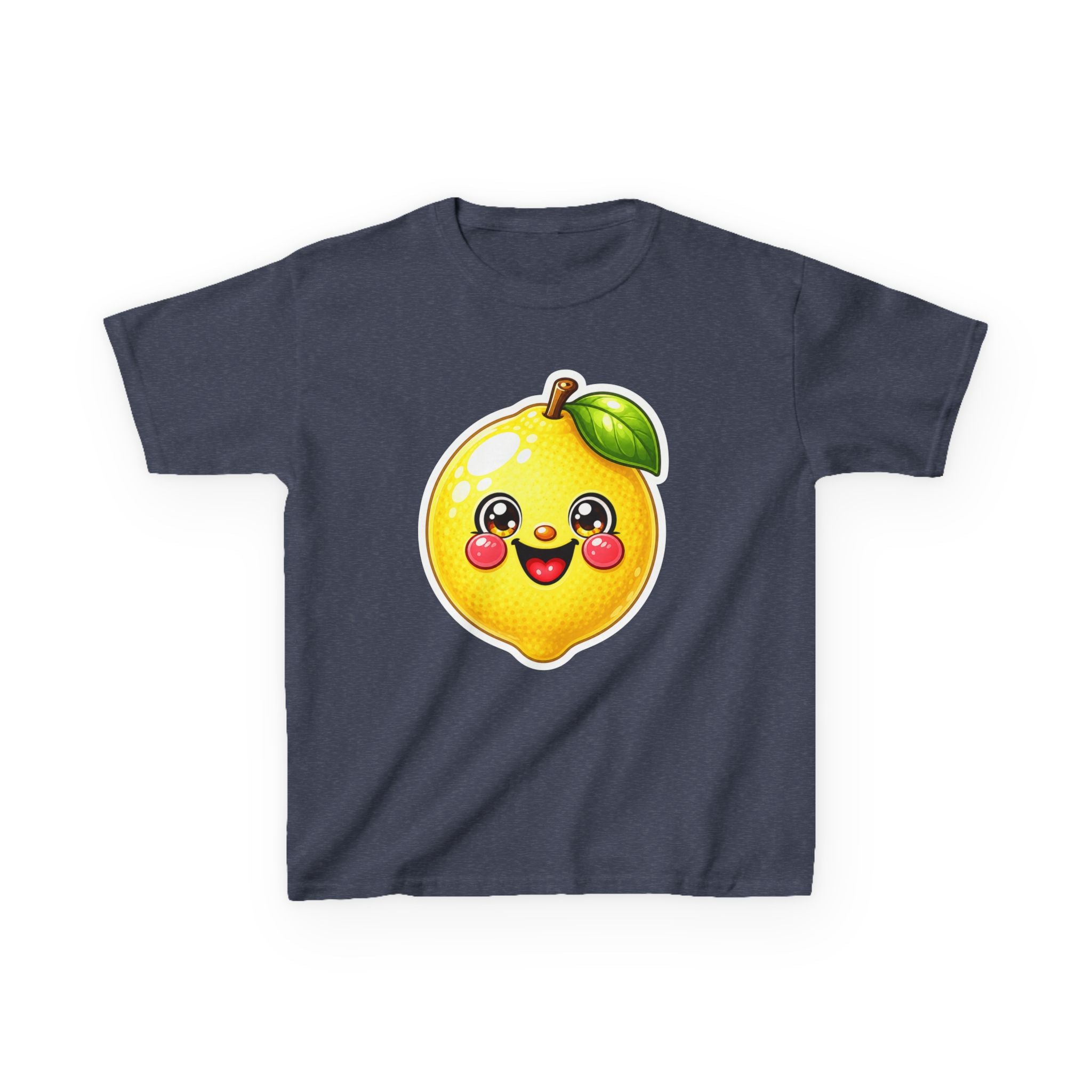 Kids Lemon T-Shirt — 'Stay Zesty' Cute Smiling Lemon Fruit Graphic Tee