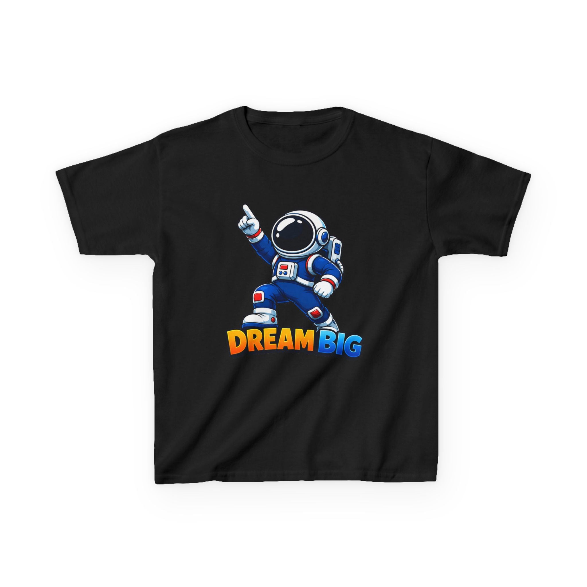 Kids Tee — 'Dream Big' Space Astronaut Graphic