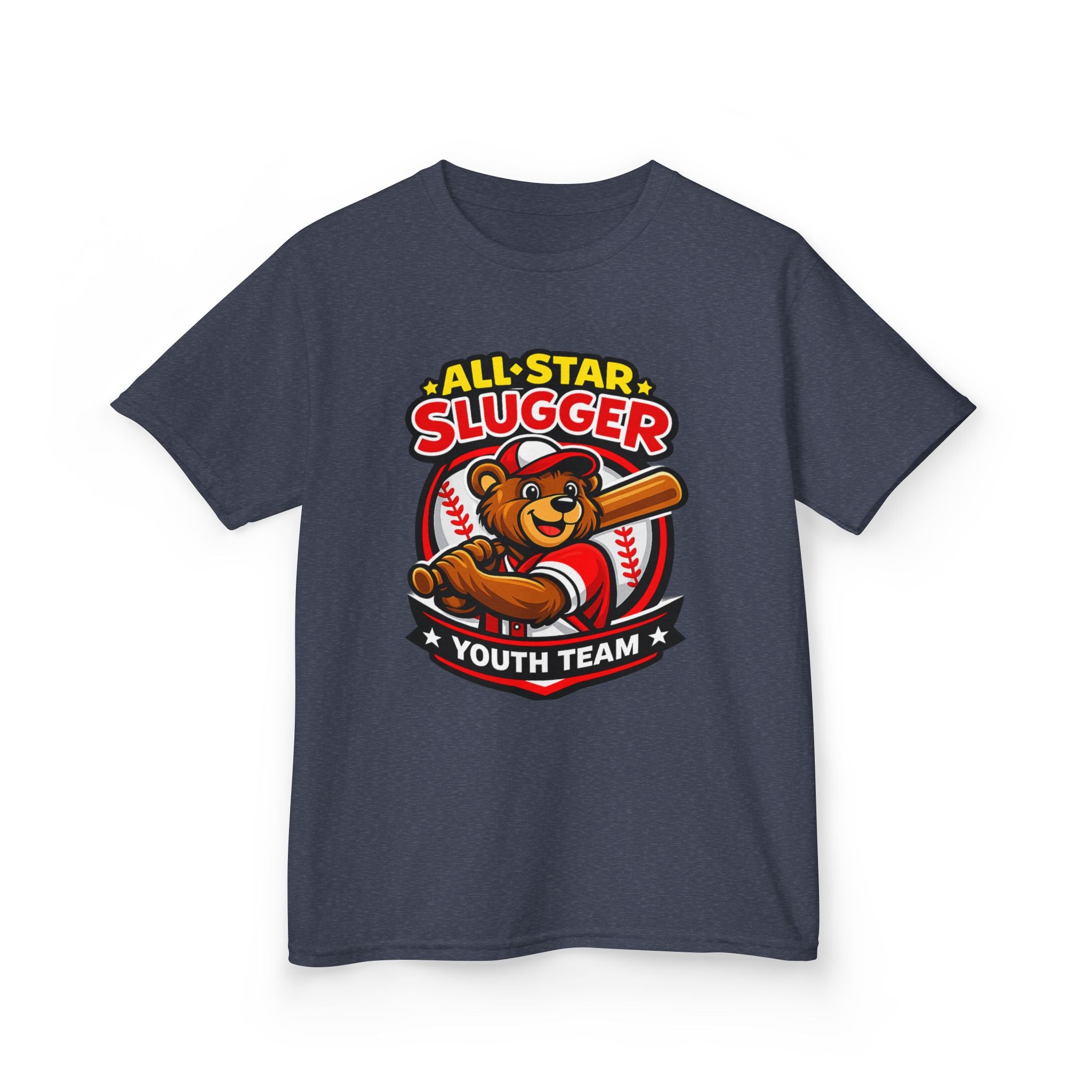 Kids Baseball T-Shirt – All Star Slugger Graphic Tee