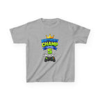 Kids Tee — "Birthday Champ Level 5 Unlocked" Gamer Birthday Shirt