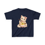 Kids Ramen T-Shirt — 'Ramen Lover' Cute Kitten Eating Ramen Graphic Tee