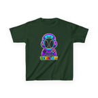 Kids Gaming T-Shirt — 'Level Up!' Colorful Controller & Headset Graphic Tee