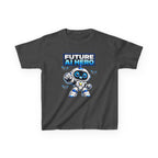 Kids Robot T-Shirt — 'Future AI Hero' Cute Robot STEM Graphic Tee