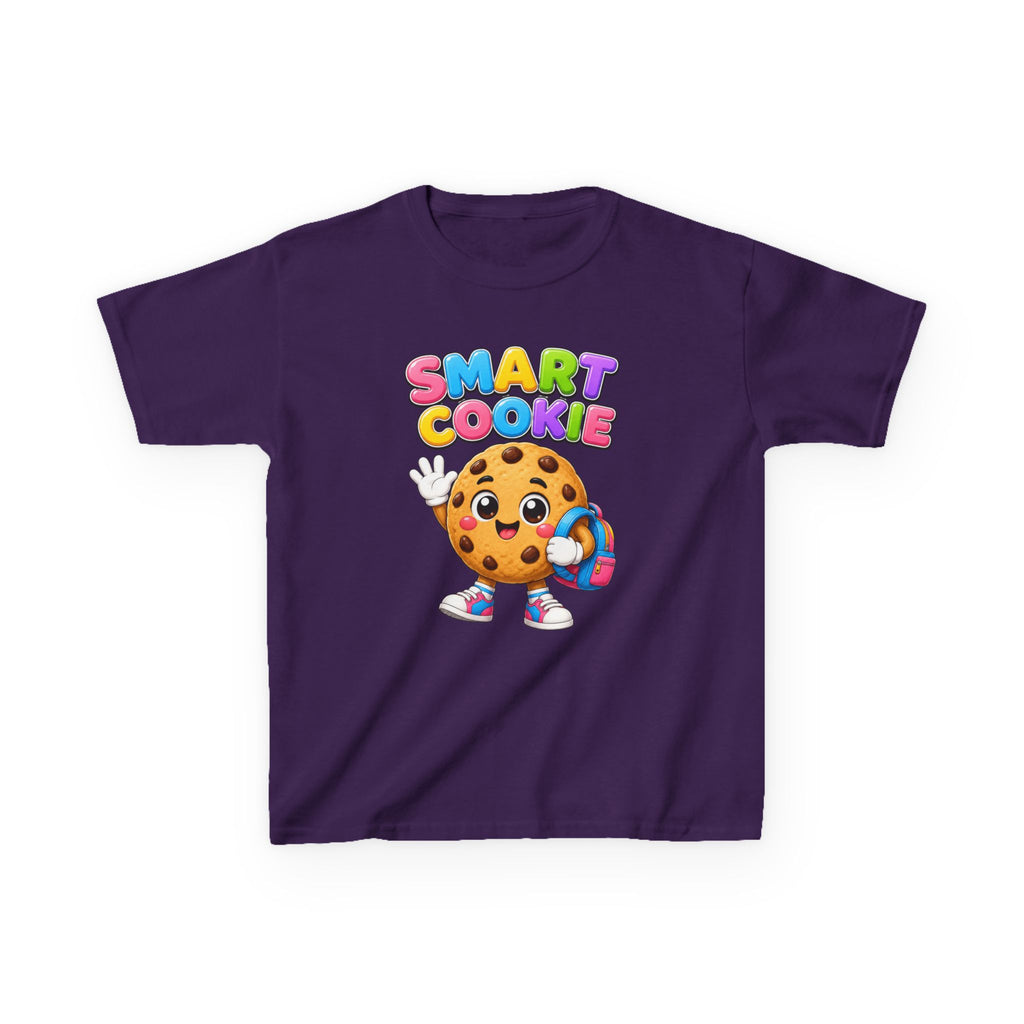 Kids Smart Cookie T-Shirt — 'Smart Cookie' Cute Chocolate Chip Cookie Graphic Tee