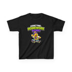 Kids Back-to-School T-Shirt — 'Game Time, Homework Done!' Skateboard Duck Graphic Tee