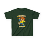 Kids Bear T-Shirt — 'Be Brave, Be Kind' Cute Bear Motivational Graphic Tee