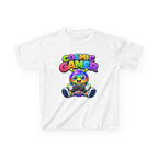 Kids Cosmic Gamer T-Shirt — 'Cosmic Gamer' Rainbow Alien Controller Graphic Tee