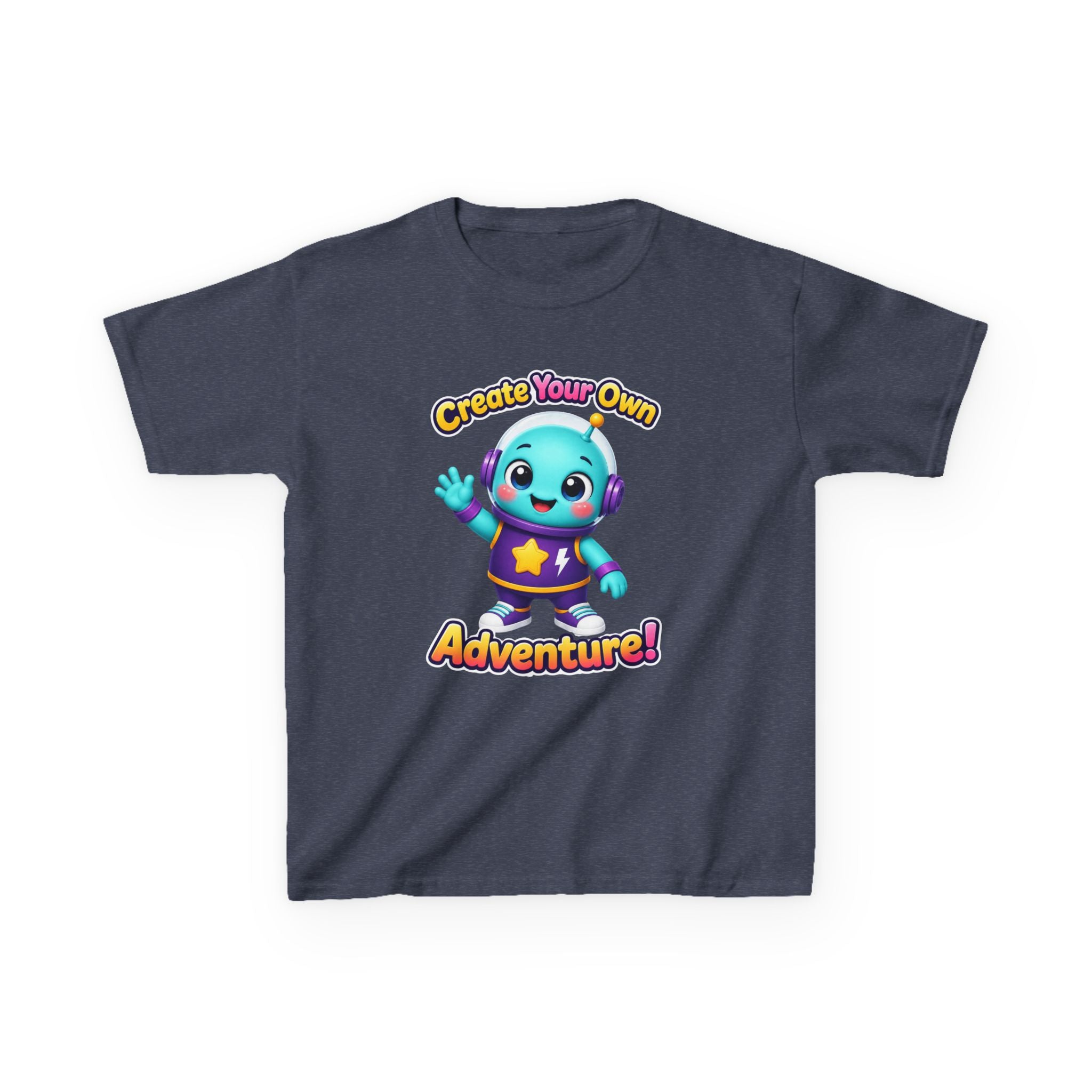 Kids Adventure T-Shirt — 'Create Your Own Adventure' Cute Alien Graphic Tee