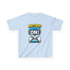 Kids Birthday T-Shirt — 'Birthday Mode On' Gamer Controller Graphic Tee