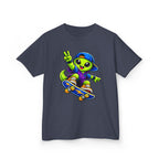 Kids Alien T-Shirt — 'Skate or Alien' Skateboard Graphic Tee