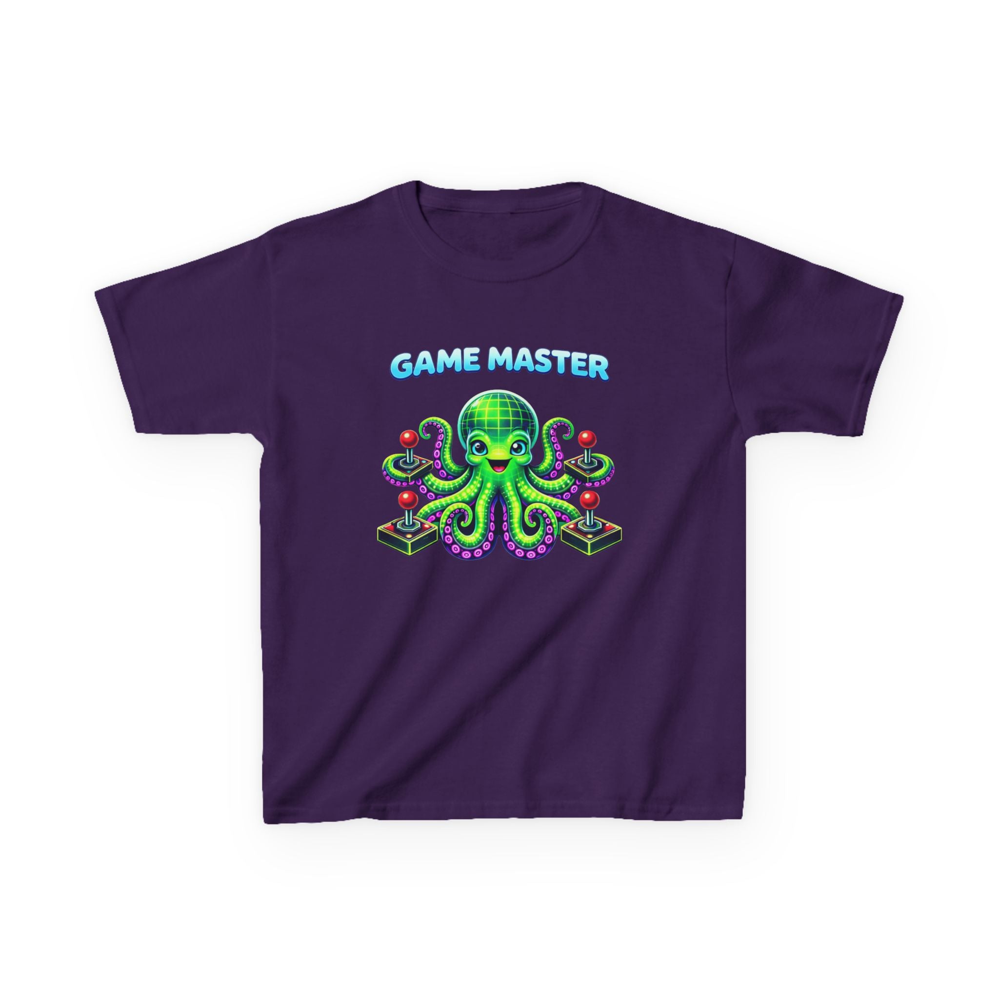 Kids Gaming T-Shirt — 'Game Master' Octopus Gamer Graphic Tee