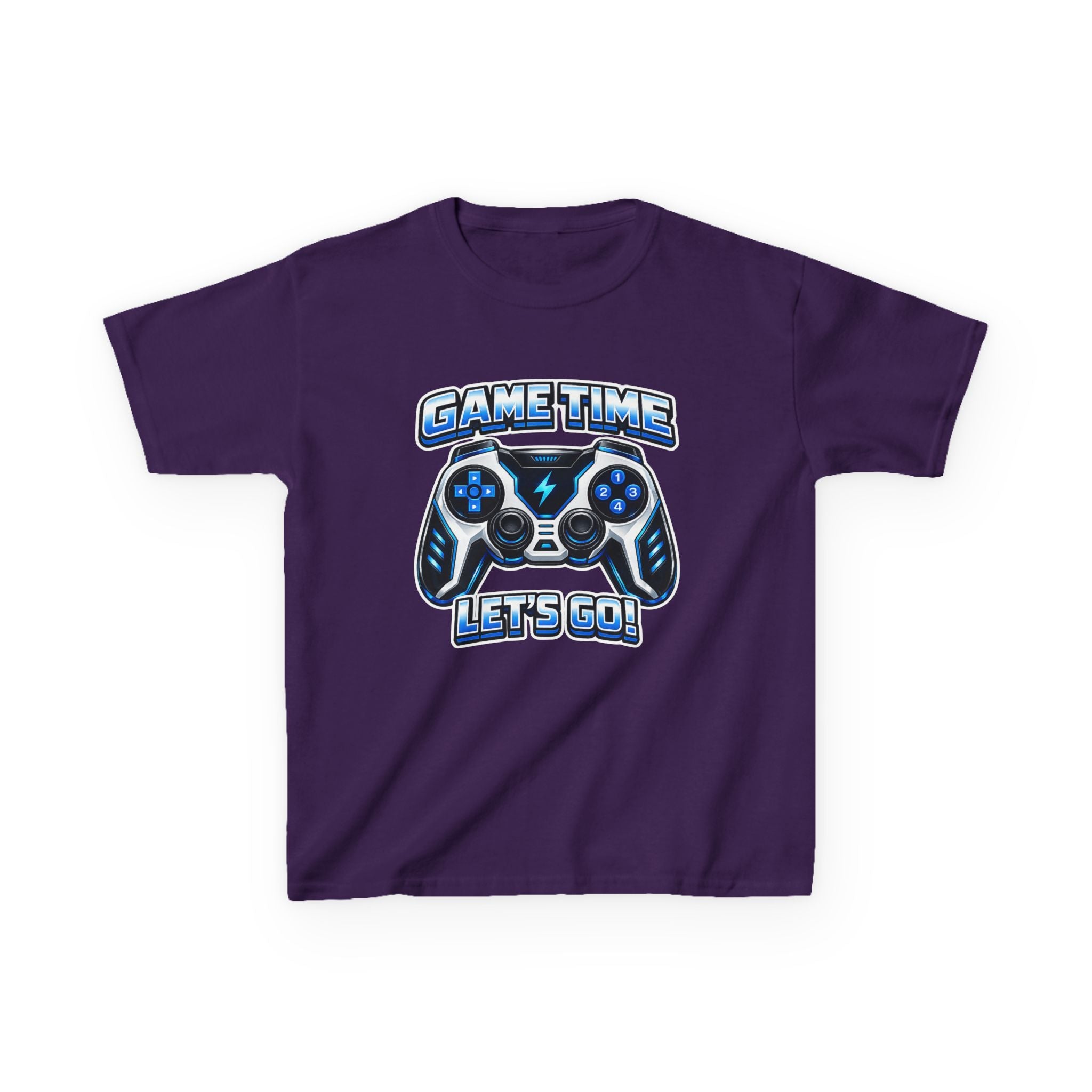 Kids Game Time T-Shirt — 'Let's Go!' Video Game Controller Graphic Tee