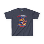 Kidxtr™ Kids Patriotic T-Shirt — 'Red White & Woof!' USA Dog Graphic Tee