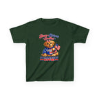 Kids Patriotic T-Shirt — 'Stars, Stripes & Smiles' All-American Dog Graphic Tee