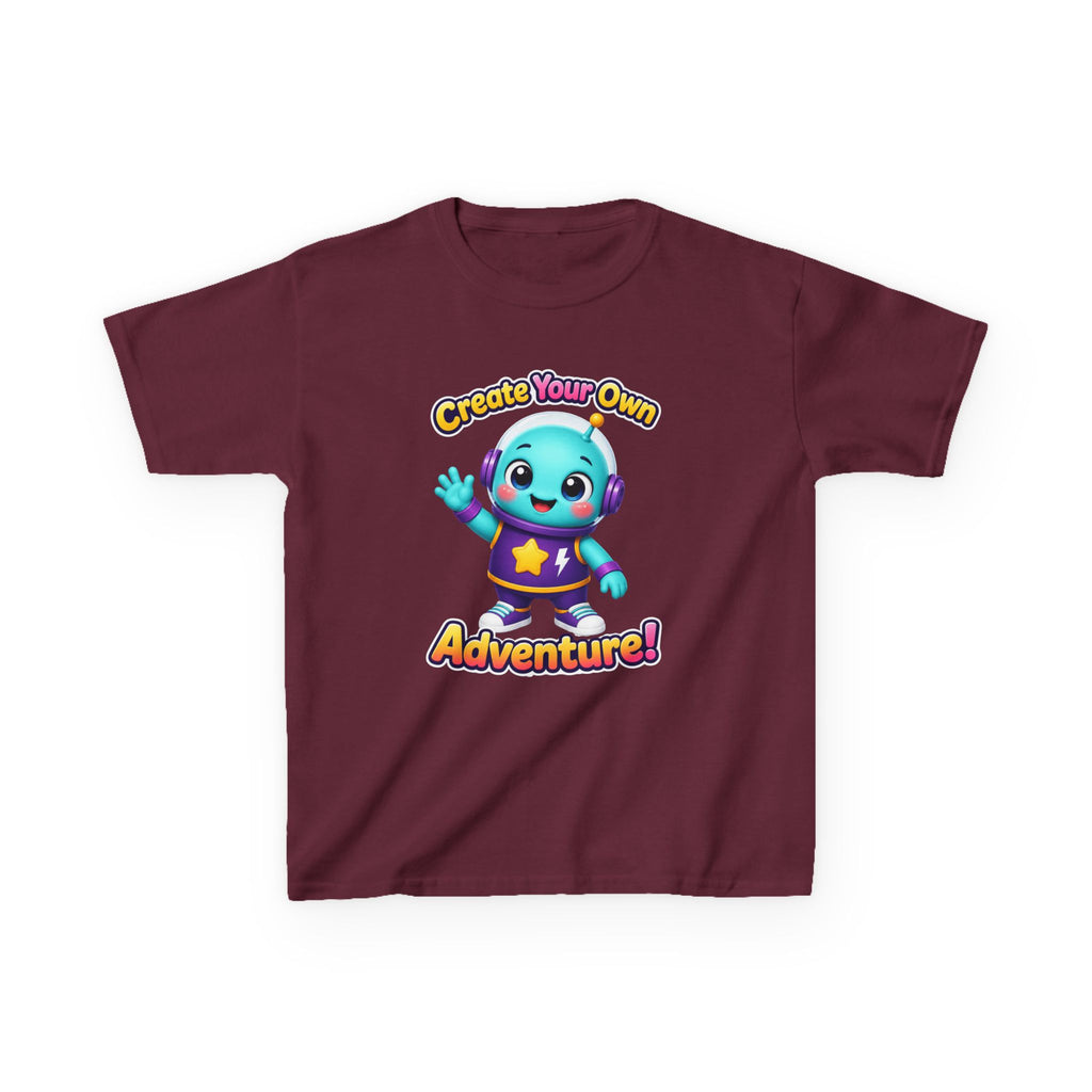 Kids Adventure T-Shirt — 'Create Your Own Adventure' Cute Alien Graphic Tee