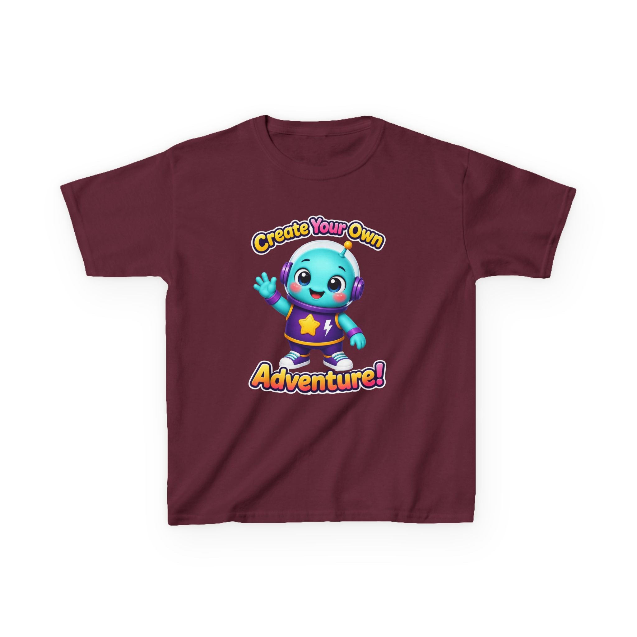 Kids Adventure T-Shirt — 'Create Your Own Adventure' Cute Alien Graphic Tee