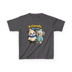 Kids Tee — "Friends for Life" Cute Panda Friends Graphic