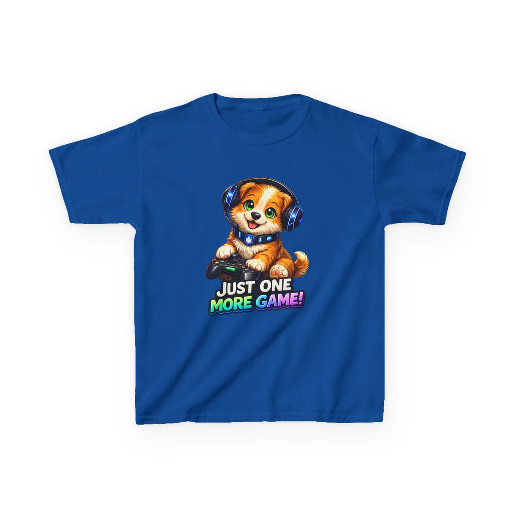 Kids Gamer T-Shirt – Just One More Game Graphic Tee
